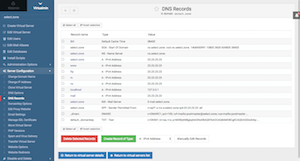 DNS Records for select.zone