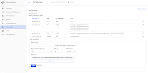 Google Cloud DNS DKIM TXT Record