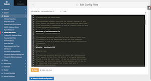 Postfix Mail Server Edit Config File